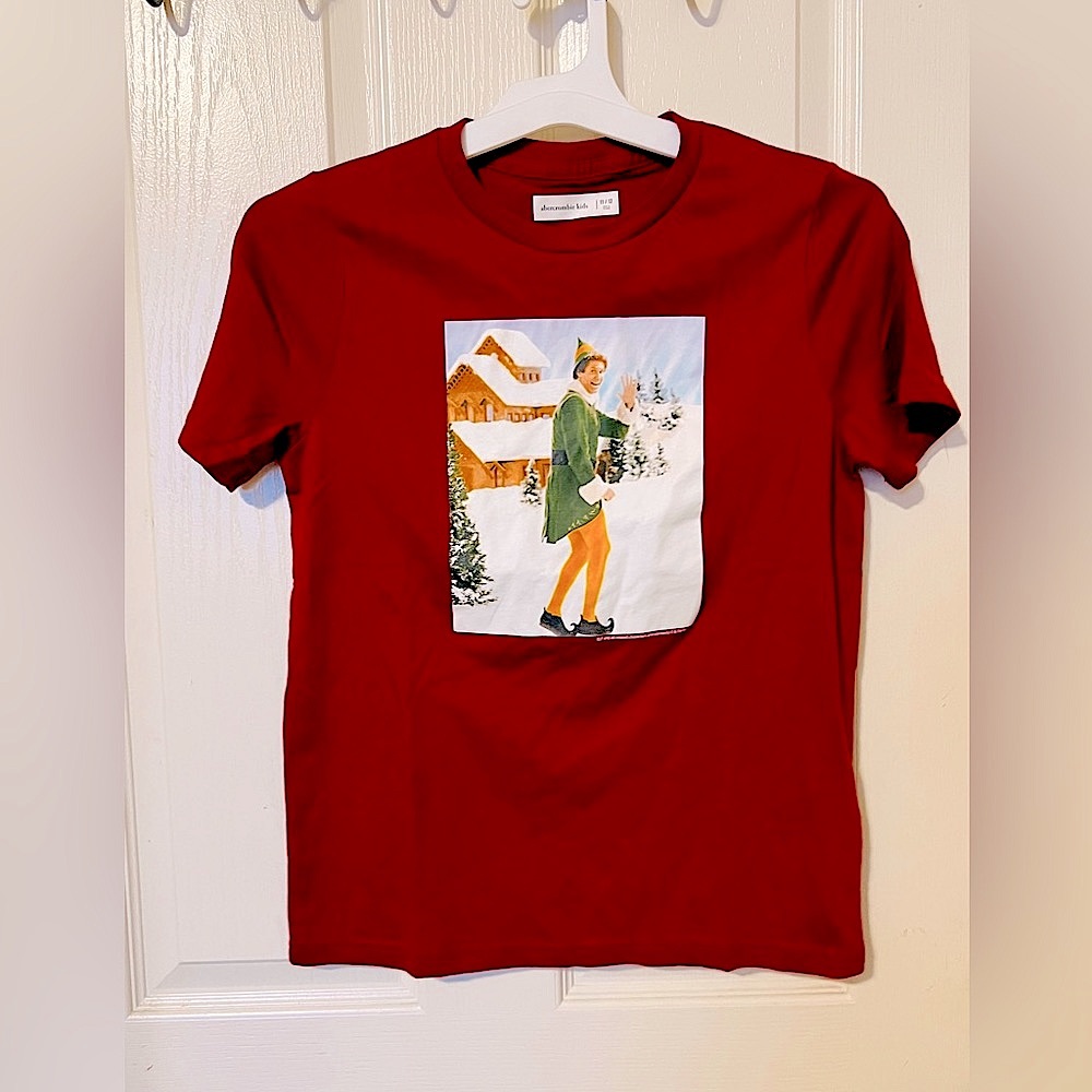 Buddy the Elf shirt - Red Abercrombie kids T-shirt with buddy the elf- New shirt